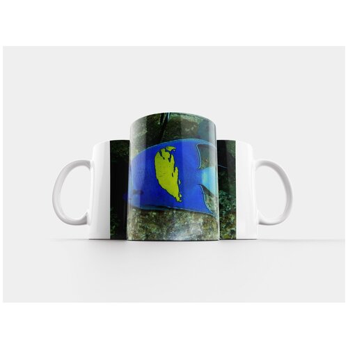 фото Кружка "ангел в arabian, рыбы, синий" 320 мл lotsprints