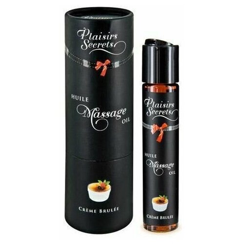 Массажное масло с ароматом крем брюле Huile de Massage Gourmande Creme Brulee - 59 мл.
