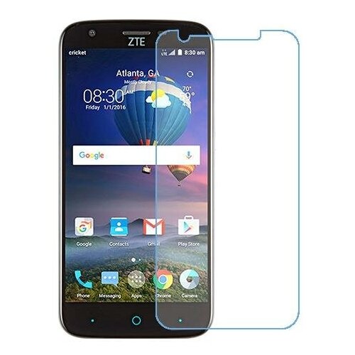 ZTE Grand X 3 защитный экран из нано стекла 9H одна штука