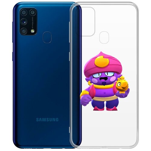 фото Чехол-накладка clear case brawl stars-джин для samsung galaxy m31 (m315) krutoff group