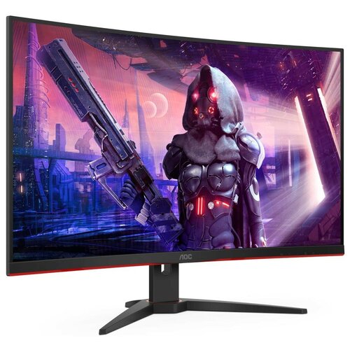 фото Монитор 31.5" aoc agon cq32g2se/bk черно-красный