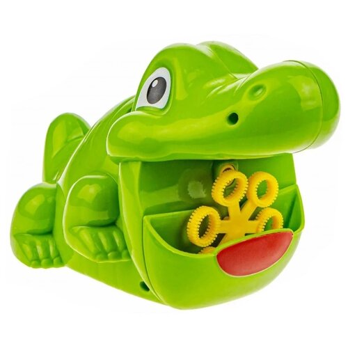 Машина для мыльных пузырей 1 Toy Мы-Шарики! Крокодил, 118 мл Т19909 зеленый
