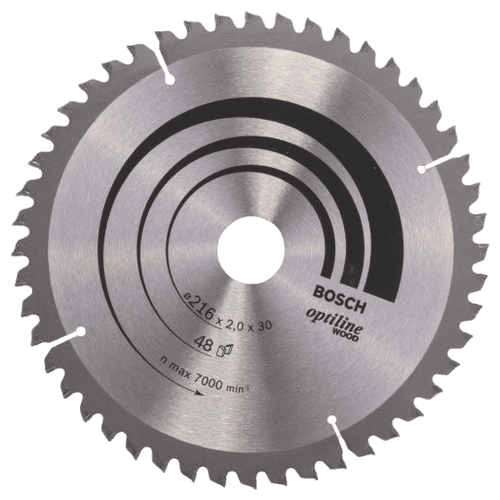 фото Диск пильный bosch 216х48х30мм optiline wood