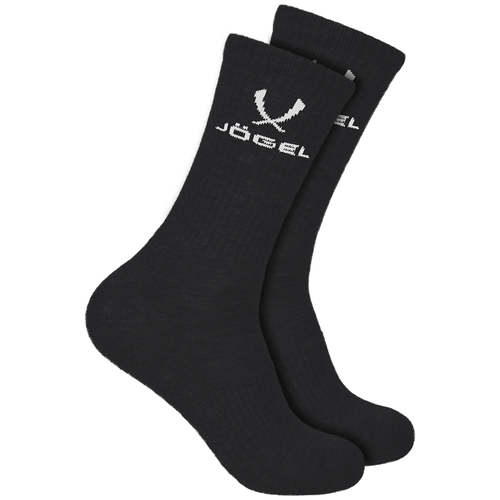 Носки высокие Jögel ESSENTIAL High Cushioned Socks JE4SO0421.99, черный, 2 пары - 35-38