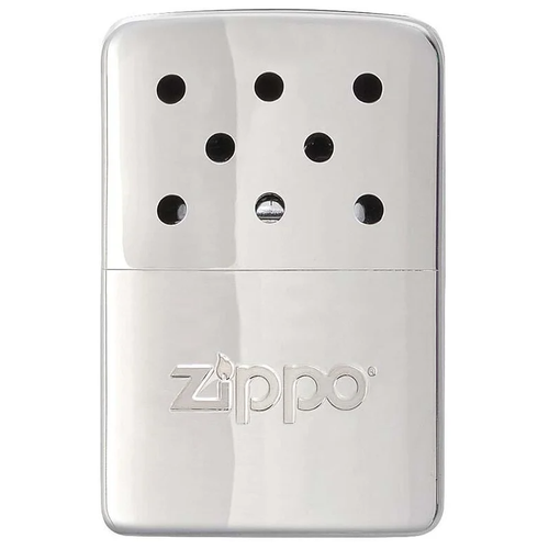 Каталитическая грелка ZIPPO, с покрытием High Polish Chrome, серебристая, на 6 ч, 51x15x74 мм