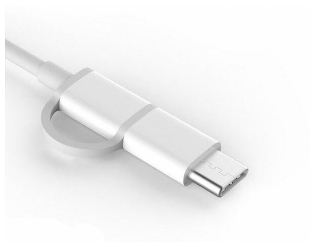 Кабель Xiaomi , USB Type-C (m)/micro USB (m) - USB (m), 1м, белый - фото №10