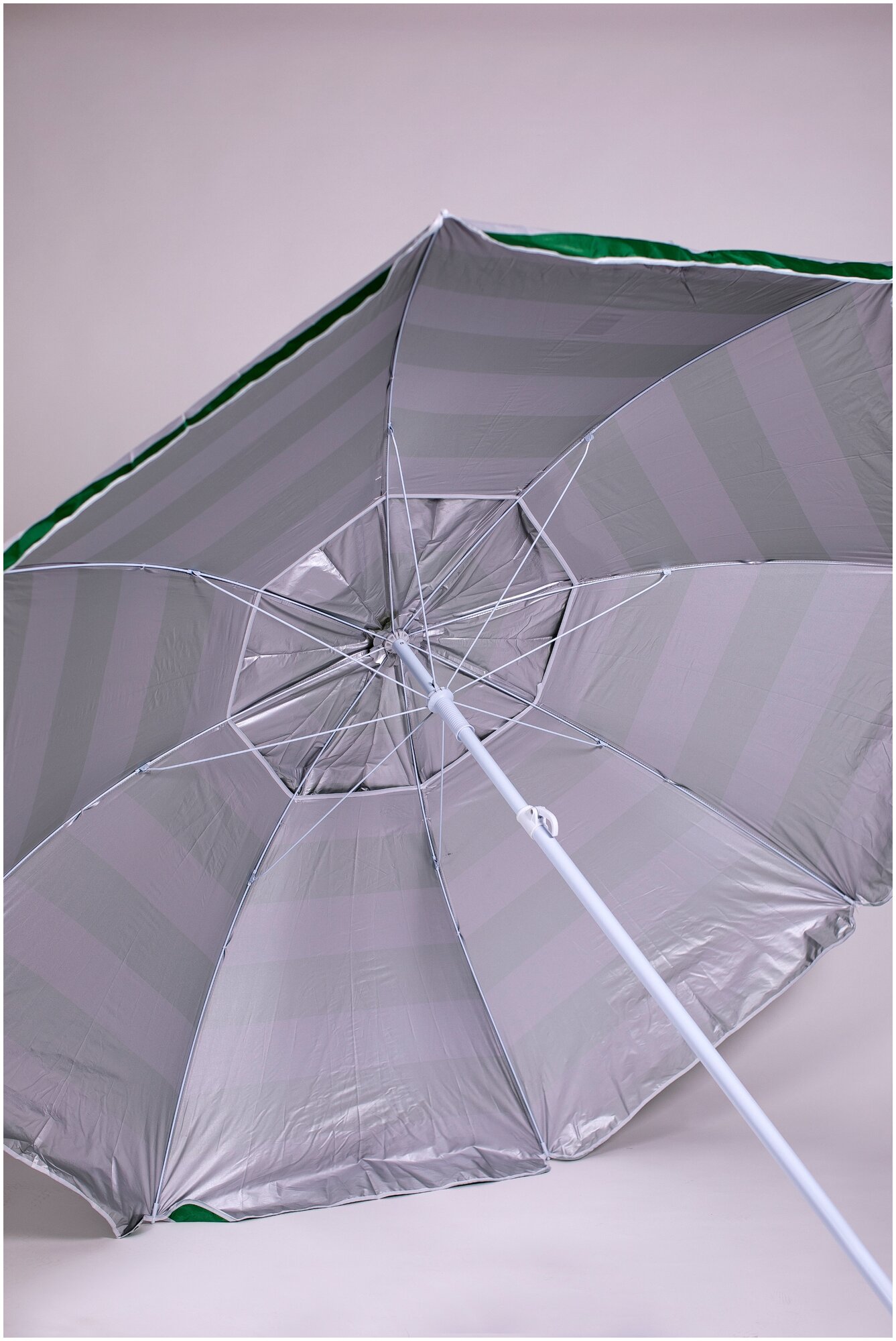 Зонт пляжный, солнцезащитный 2.2 м 8 спиц, . ткань-плащевка. с клапаном. - фотография № 5