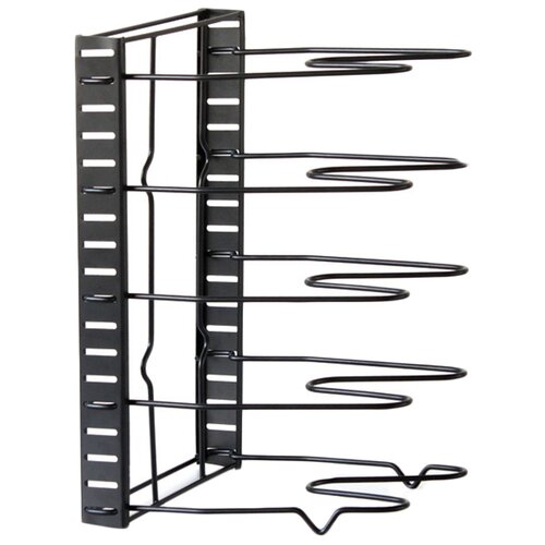 Органайзер стойка для сковородок, кастрюль, крышек 5 уровней. Подставка-держатель сковородок