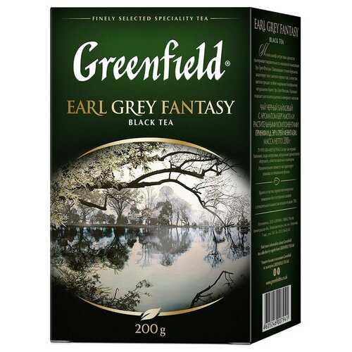 Чай Greenfield Earl Grey Fantasy черный листовой, 200г 0794-10 , 3 шт.