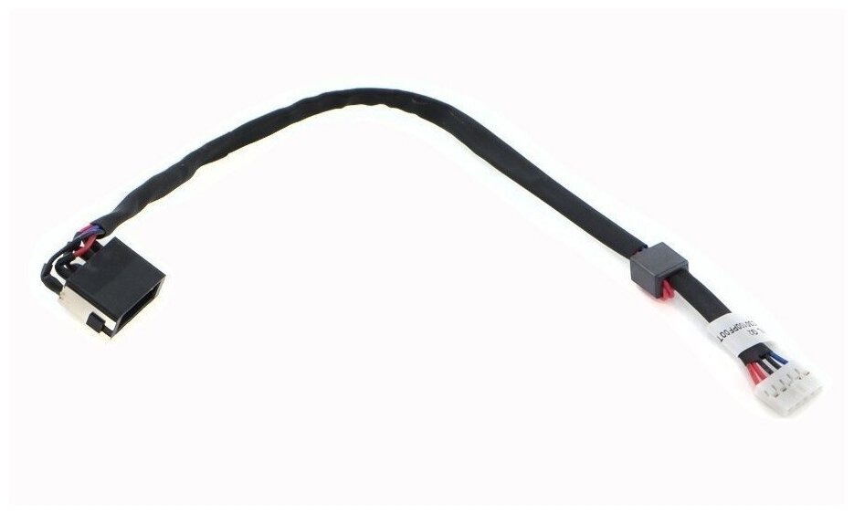 Разъем питания для Lenovo Ideapad Y70-70, Y70-70T, p/n: DC30100PF00T074, DC30100T600, 5C10G59759 (18,5 см) с кабелем