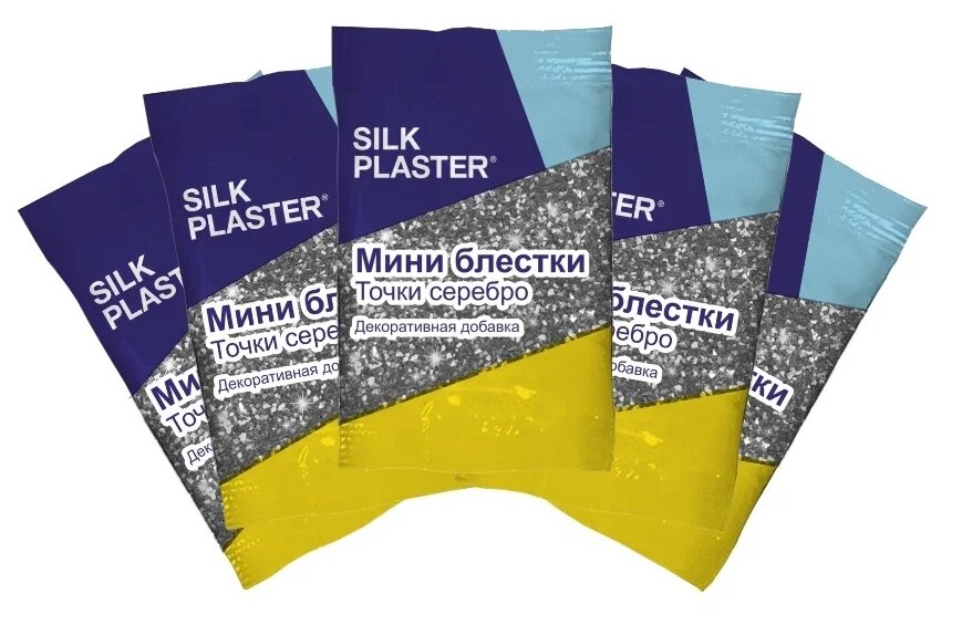 Добавки для жидких обоев Silk Plaster Мини-Блестки 5 шт.