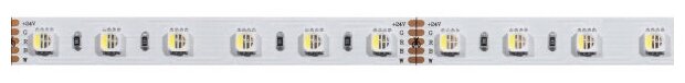 Светодиодная лента RT-B60-12mm 24V RGBW-White-4-in-1 (19.2 W/m, IP20, 5060, 5m) (Arlight, Открытый)
