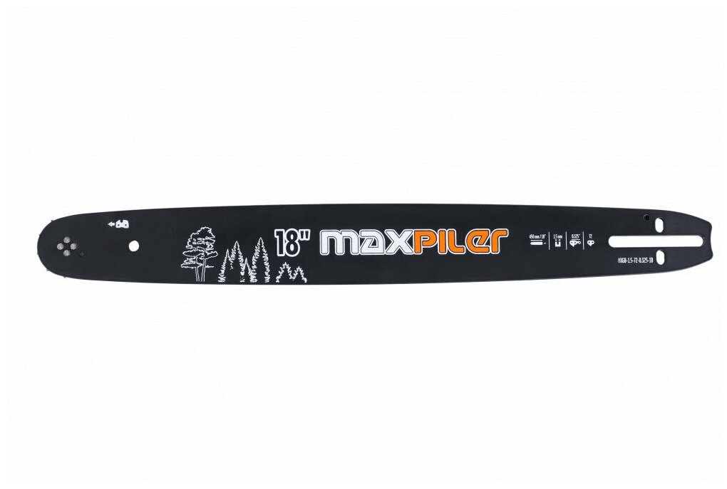 Шина для бензопил MaxPiler MXGB-15-72-0325-18