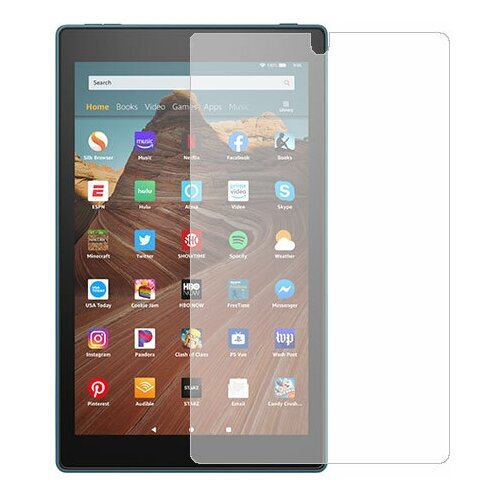 Amazon Fire HD 10 (2019) защитный экран Гидрогель Прозрачный (Силикон) 1 штука