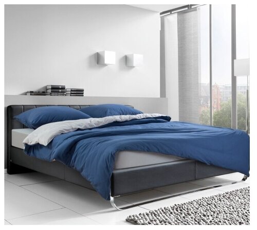 Комплект постельного белья Текс-Дизайн 1550Т/2550Т/4550T, евро (макси), трикотаж, северное море