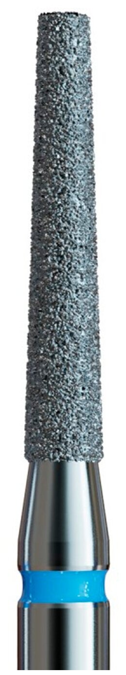 Бор алмазный 848 FG, конус усеченный, D=1,4 мм, L=10,0 мм, синий