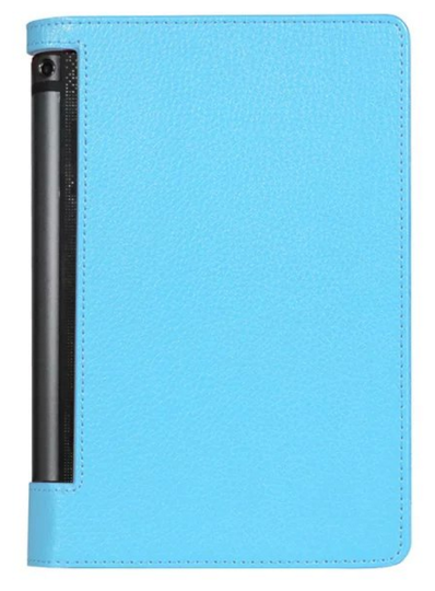Чехол подставка MyPads для Lenovo Yoga Tablet 10 3 16Gb 4G (YT3-X50M/X50L/ZA0K0006RU) 10.1 голубой кожаный