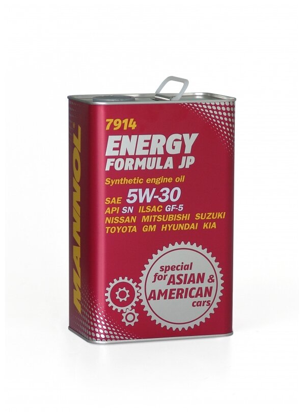 7914-1 MANNOL ENERGY FORMULA JP 5W30 1.    5W-30 API SN 1 MANNOL MN7914-1