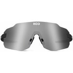 Спортивные солнцезащитные очки KOO Supernova (черные матовые/ серебряная линза) - изображение