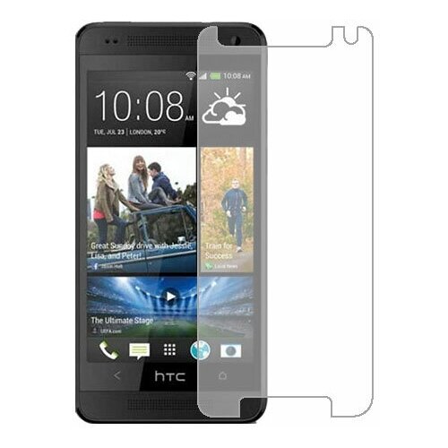 HTC One mini защитный экран Гидрогель Прозрачный (Силикон) 1 штука htc one a9 защитный экран гидрогель прозрачный силикон 1 штука