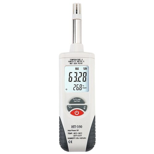 Цифровой измеритель температуры и влажности HT-350 - Temperature and Humidity meter - определение влажности помещения в подарочной упаковке