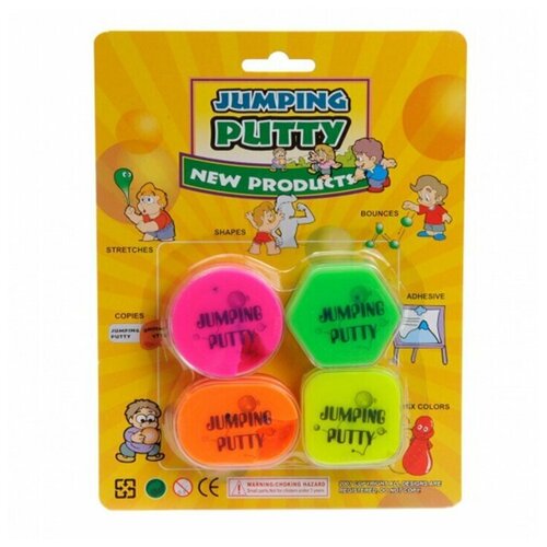 Набор прыгающих лизунов игрушка Jumping Putty