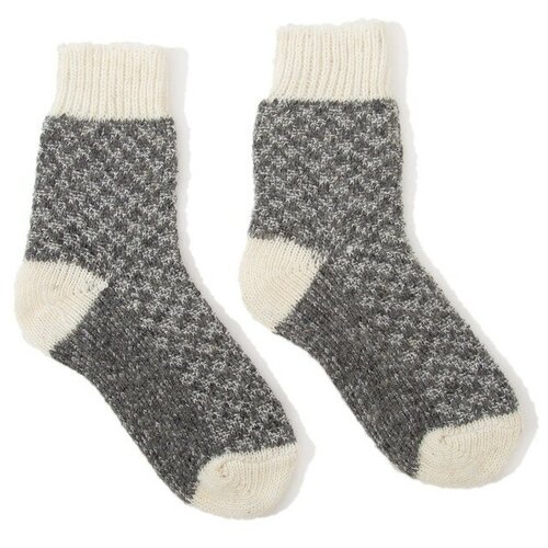 Носки Стильная шерсть размер 18, серый носки стильная шерсть размер 18 белый серый