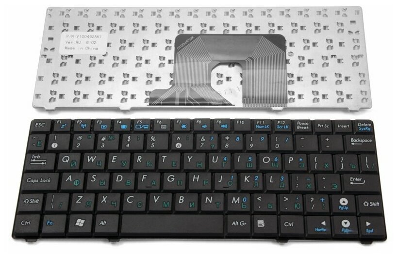 Клавиатура для ноутбука Asus 0KNA-092RU01, V100462BS1 (черная)