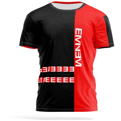 фото Футболка panin brand, размер xl, черный, красный