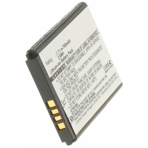 Аккумулятор iBatt iB-B1-M445 700mAh для Alcatel, T-Mobile CAB22B0000C1, CAB22D0000C1,