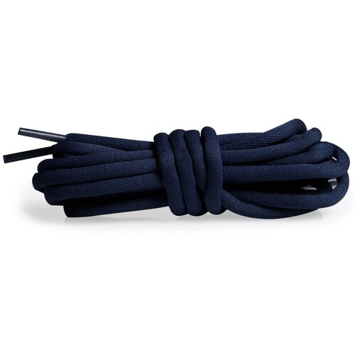 Круглые гладкие шнурки 120см - Темно-синий