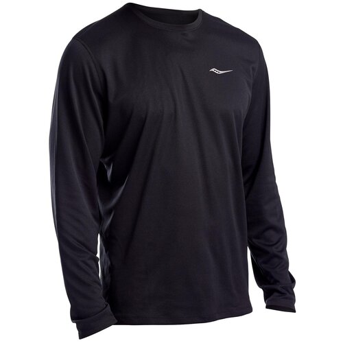 Футболка с длинным рукавом беговая Saucony Stopwatch Long Sleeve Vizi Slime (US:XL)