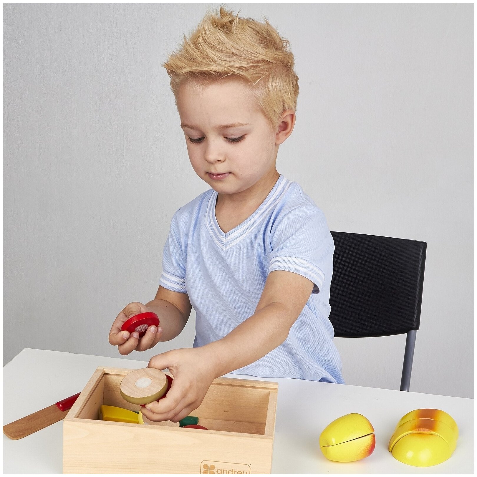 ANDREU Toys Набор порезанных продуктов - фото №14