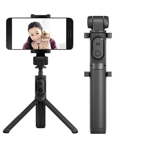 Xiaomi Монопод-штатив Xiaomi Mi Tripod Selfie Stick Black - FBA4107CN селфи палка для смартфона монопод для телефона с подсветкой и съемным bluetooth пультом управления xt 10s цвет белый