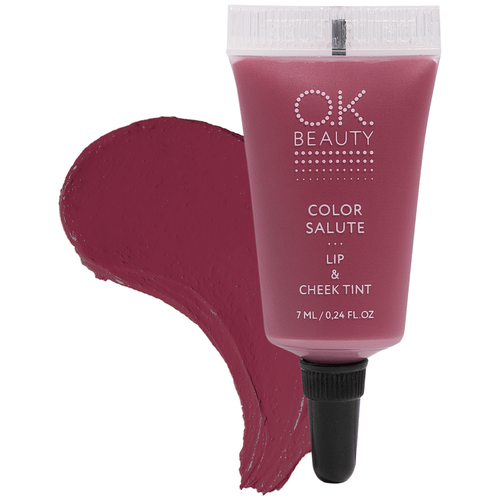 OK Beauty Тинт для губ и щек Color Salute, valkyrie тинт для губ и щек ok beauty color salute 7 мл