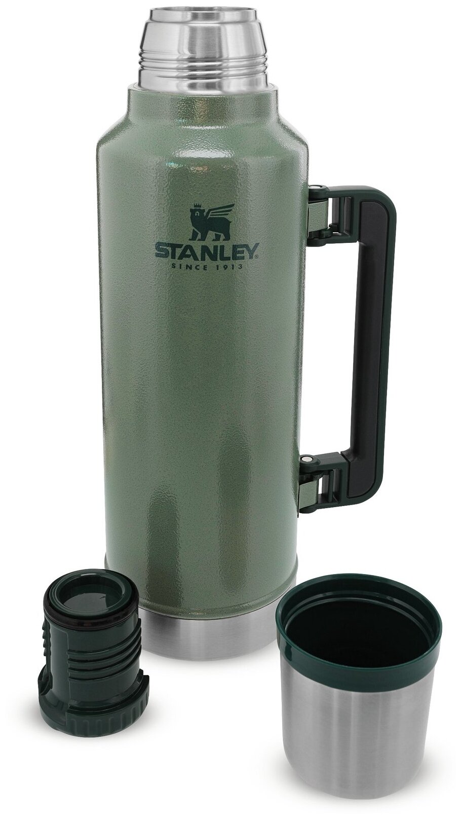 Термос Stanley Classic (1,9 литра), темно-зеленый - фотография № 2