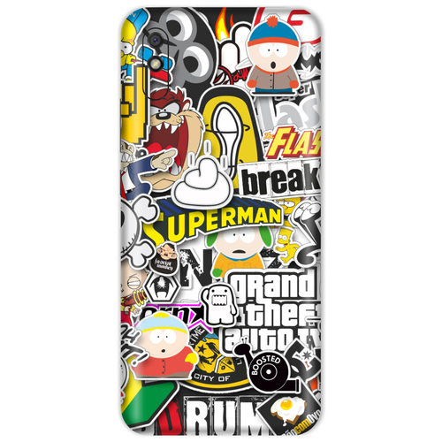 Защитная пленка SKINZ для дисплея Xiaomi Redmi 9A STICKER BOMB BREAK