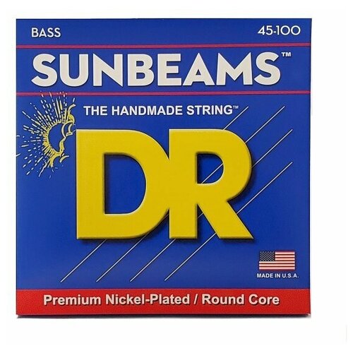 DR Strings NMLR-45 Струны для 4-струнной бас-гитары струны для бас гитары dr string nmr 45 sunbeam
