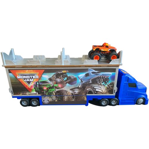 Автовоз Monster Jam Автовоз 6058258 1:64, 21 см, синий