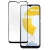 Защитное стекло для realme C21Y c полным покрытием, серия стеклофф Base - изображение