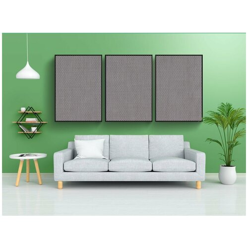 фото Набор модулных постеров для интерьера "ткань, текстура, текстиль" 60x90 см. в тубусе, без рамки lotsprints