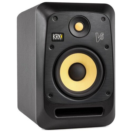 KRK V6S4 активный 2-х полосный (Bi-Amp) 6-ти дюймовый студийный монитор, цвет черный