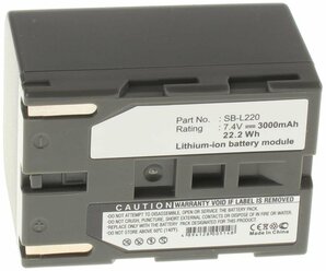 Аккумулятор iBatt iB-U1-F241 3000mAh для Samsung VP-D103i, VP-D105i, VP-D10i, VP-D80i, VP-D97, VP-D65, VP-D15i, VP-D130i, VP-D30, VP-D10, VP-D23, VP-D81i, VP-D24i, VP-D26i, VP-D530i, VP-D55, VP-D60, VP-D87i,