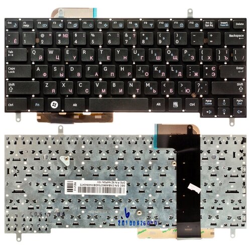 Клавиатура для ноутбука SAMSUNG N210 черная 1600₽