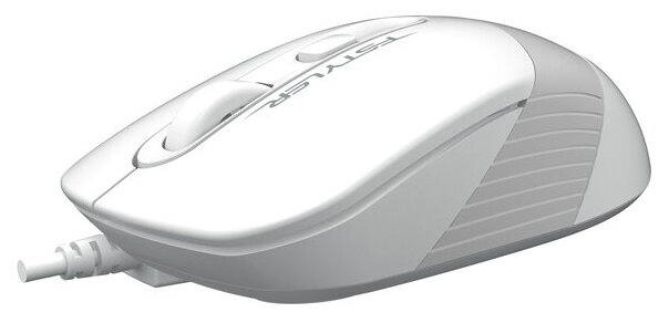 Комплект (клавиатура+мышь) A4 Fstyler F1010, USB, проводной, белый [f1010 white] - фото №4