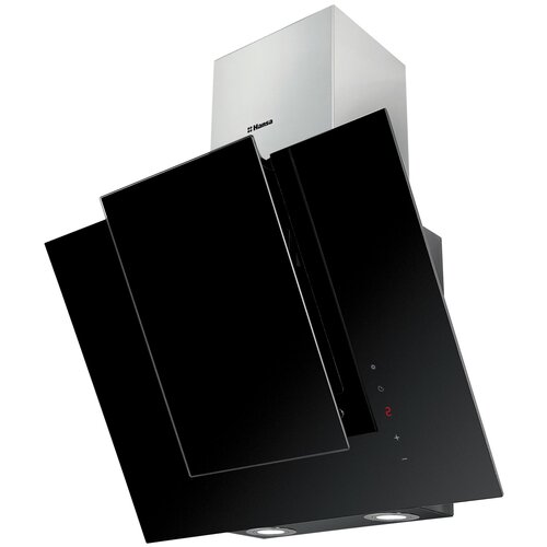 Вытяжка HANSA Вытяжка каминная производительность 312 м3час мощность турбины 399м3час сенсорное управление галогенное освещение алюминиевый фильтр жира цвет - черный 2578900₽