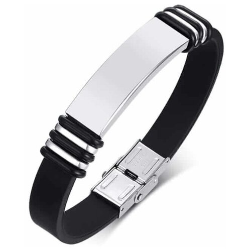 фото Браслет каучуковый под гравировку kb058 mr. morgan