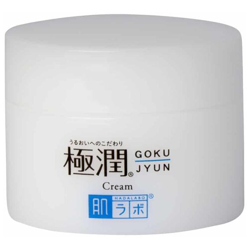 Hada Labo Gokujyun Cream Крем для лица увлажняющий с гиалуроновой кислотой, 50 мл крем для лица увлажняющий питательный омолаживающий уход hada labo gokujyun alpha cream 50 гр