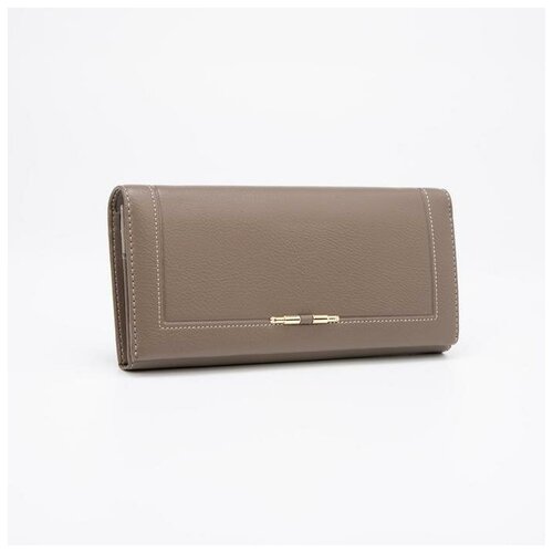 фото Кошелёк на магнитах, цвет серый noname