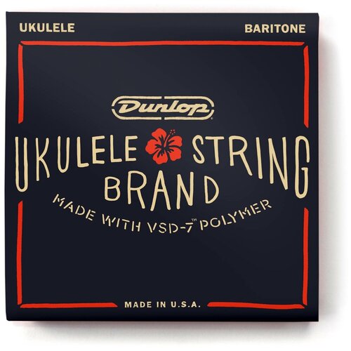 DUNLOP DUQ304 Ukulele Baritone струны для укулеле .26 .36 .30w .35w, прозрачный нейлон, D-G-B-E стро струны для укулеле dunlop duq201